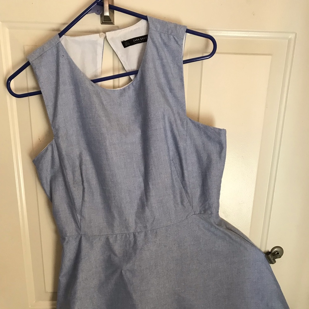 Faux Denim Dress
